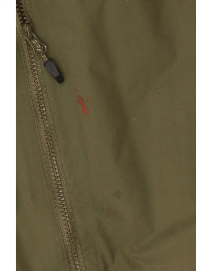 Berghaus Chaqueta impermeable con capucha para hombre UK 42 XL Caqui Poliamida