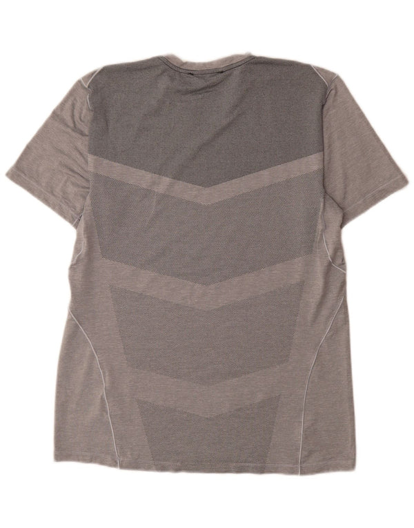 Camiseta Nike Dri Fit para hombre Top poliéster gris medio