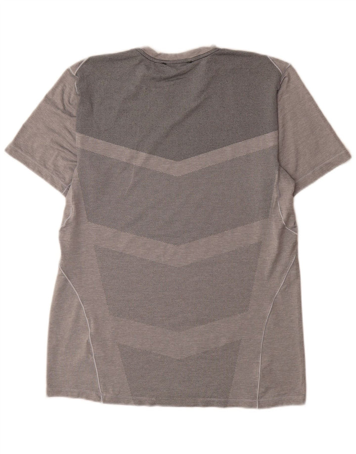 Camiseta Nike Dri Fit para hombre Top poliéster gris medio