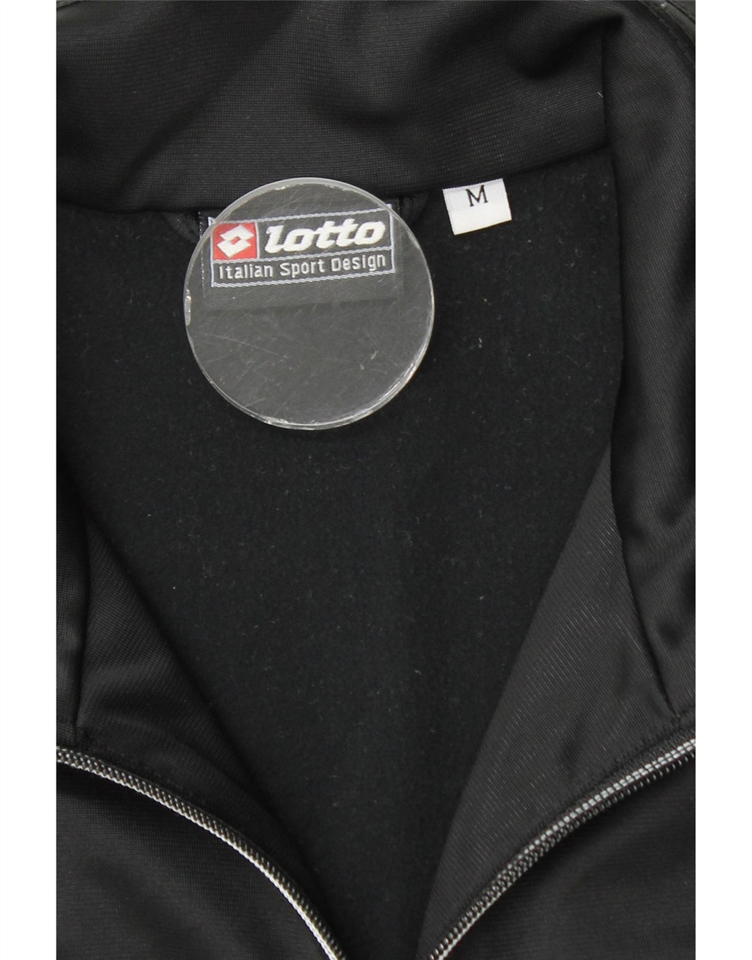 Lotto Chaqueta de chándal para mujer UK 40 Mediana Poliéster negro
