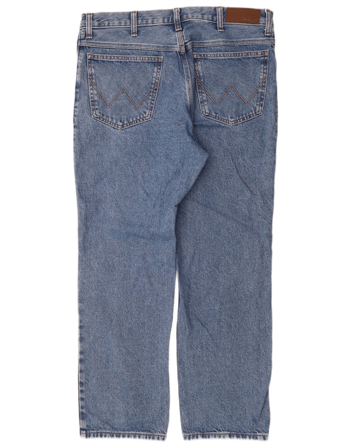 Vaqueros Wrangler Hombre Rectos W36 L30 Algodón Azul