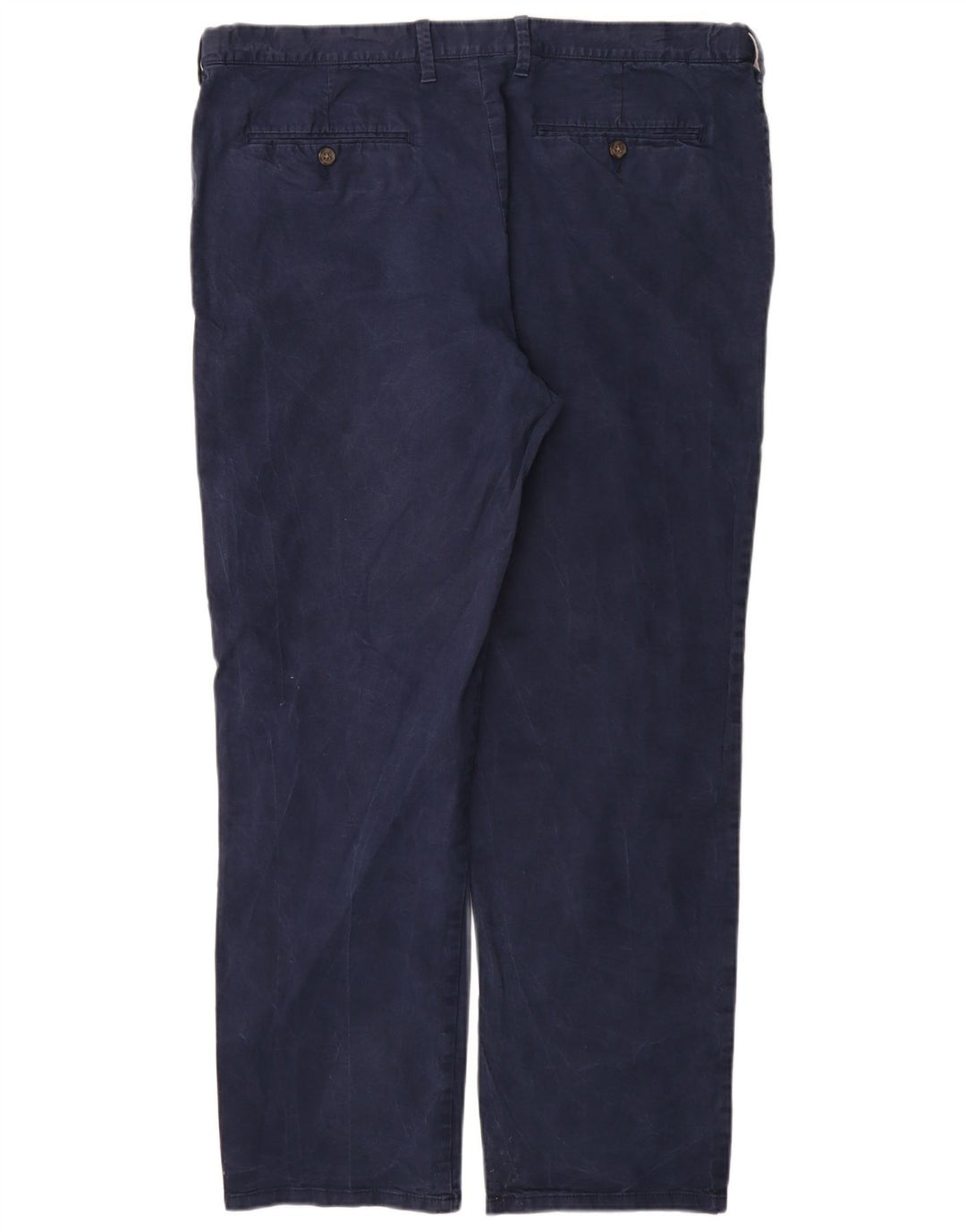 Marks & Spencer Pantalones chinos rectos regulares para hombre W40 L33 Azul marino