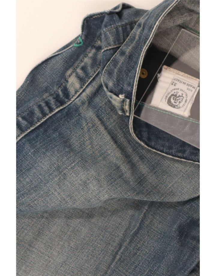 Diesel Mujer Pantalones Cortos De Mezclilla W32 Grande Azul