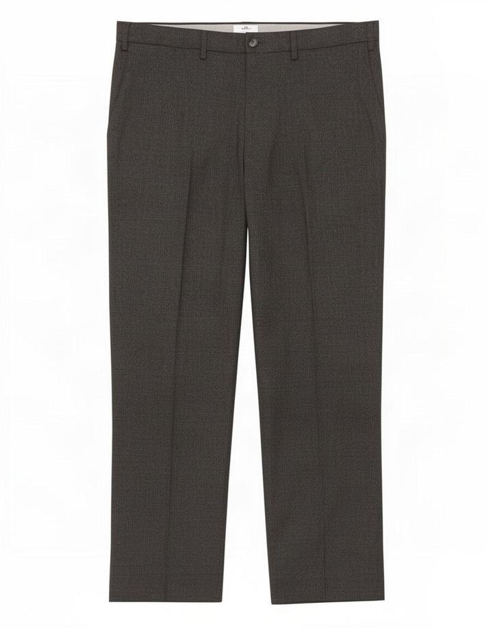 Marks & Spencer Pantalón chino de corte regular para hombre W38 L29 Poliéster gris
