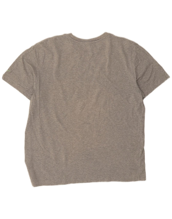 Nike Camiseta gráfica para hombre Top grande gris moteado