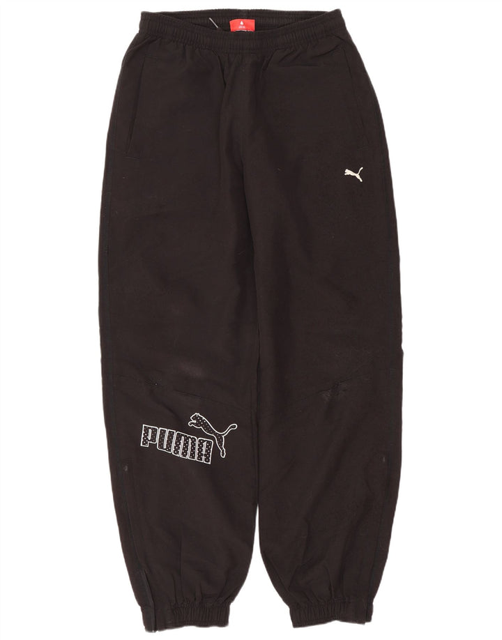 Puma Pantalón de chándal gráfico para niña 13-14 años Negro