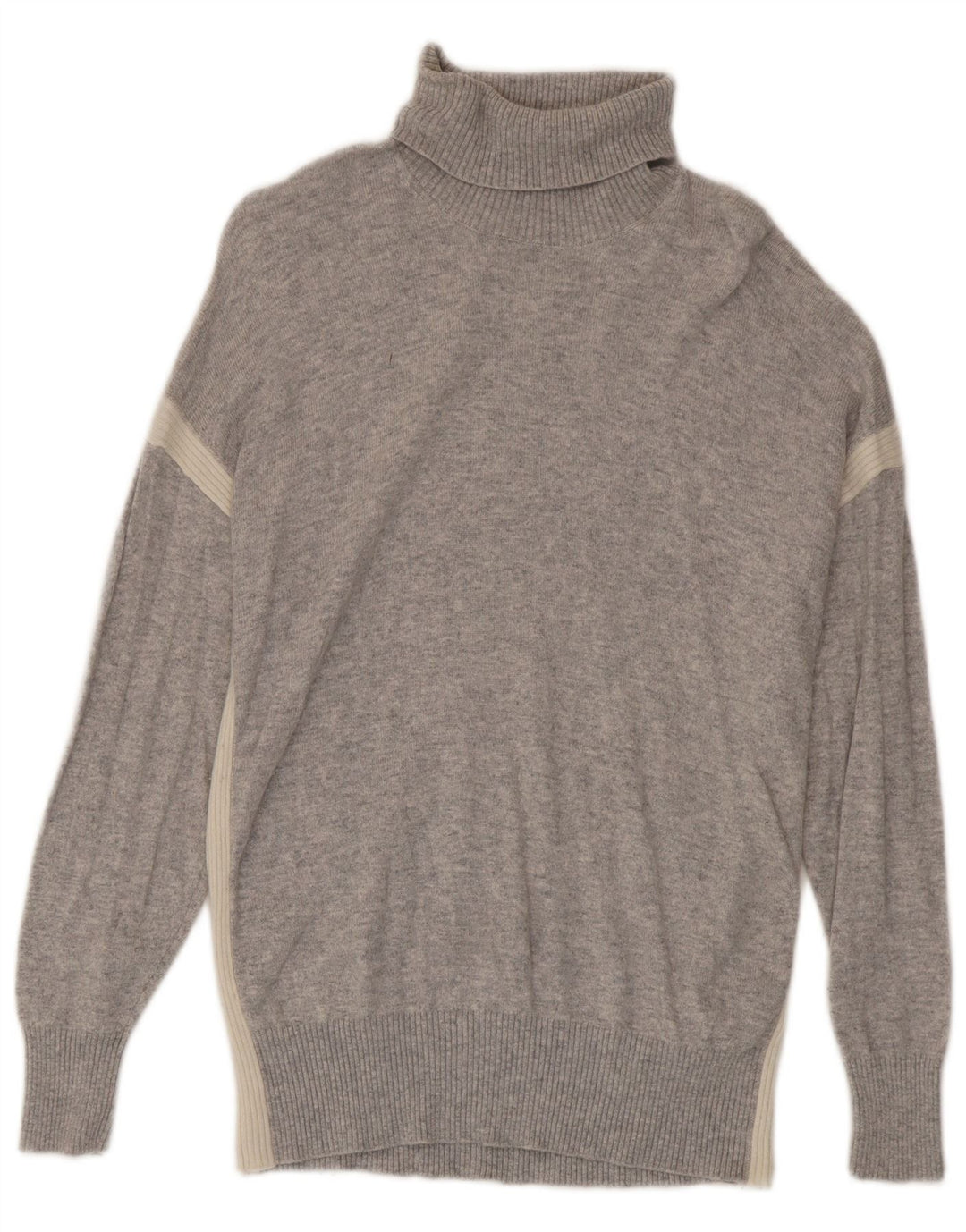 Jersey Con Cuello Vuelto De Lana Gris Medio Reiss Hombre