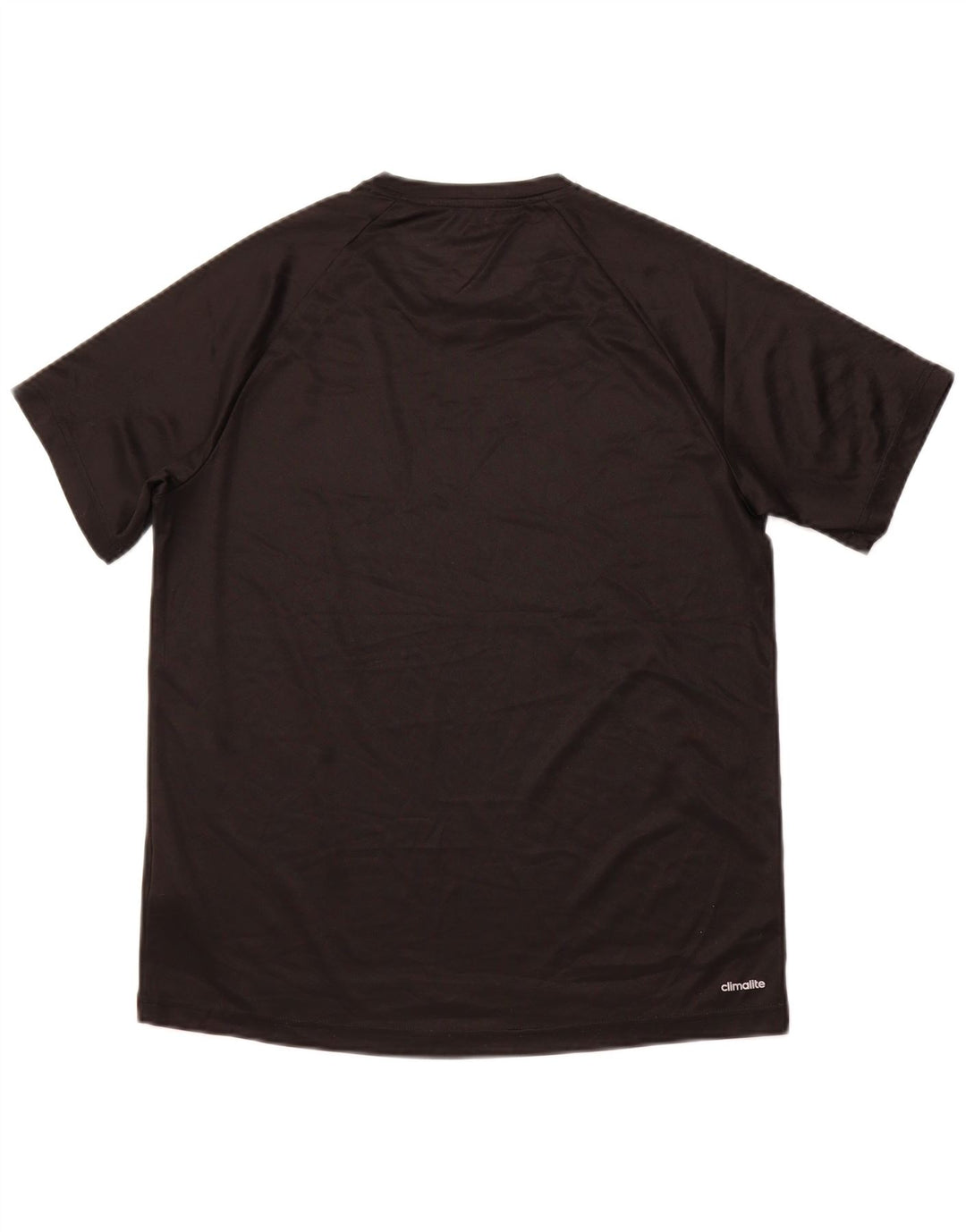 ADIDAS Hombre Climalite Camiseta Top Mediano Negro Poliéster Deportes