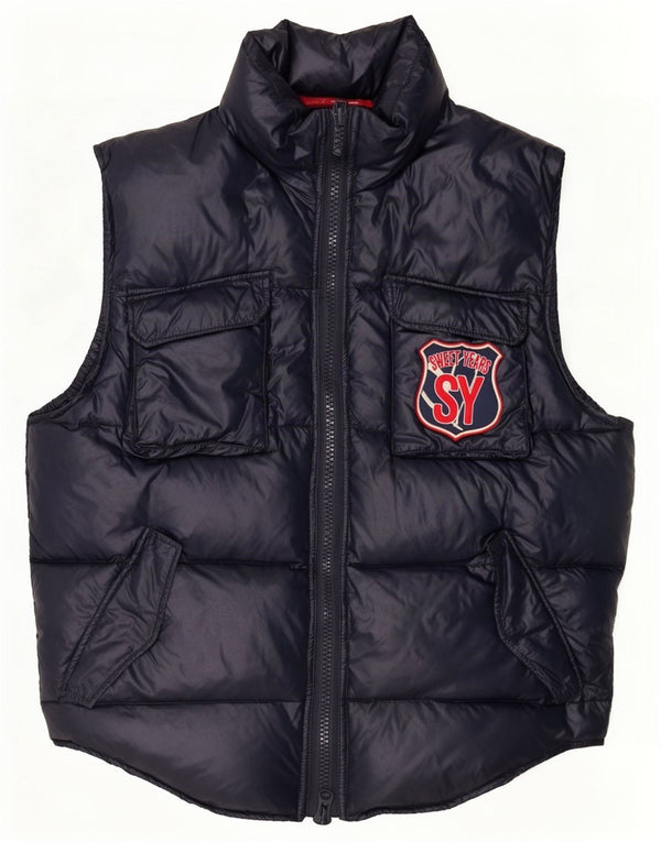 Chaleco acolchado para hombre Sweet Years UK 42 XL Nylon azul marino