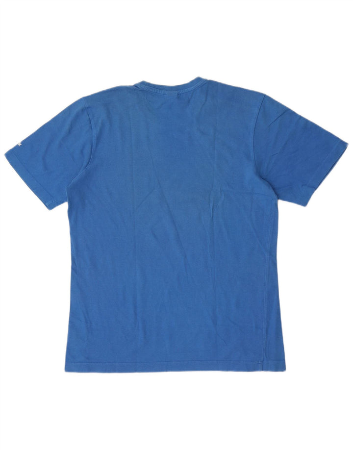 Camiseta Reebok Hombre Graphic Top Algodón Azul Medio