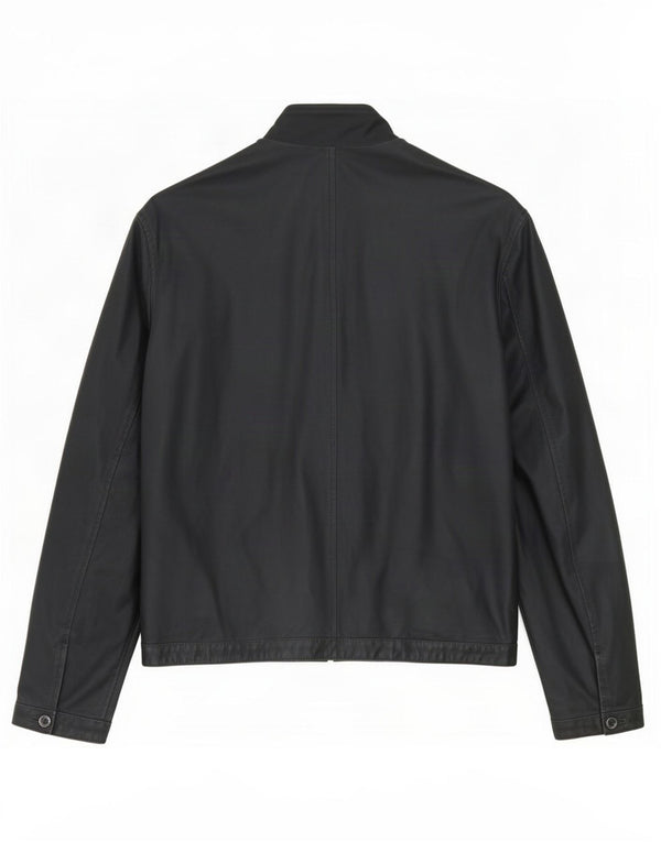 Valstar Chaqueta bomber de cuero para hombre IT 52 XL Azul marino