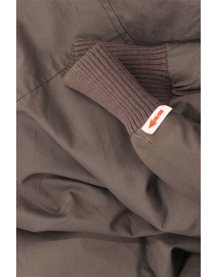 Woolrich Chaqueta bomber acolchada con capucha para hombre Reino Unido 40 Algodón gris grande