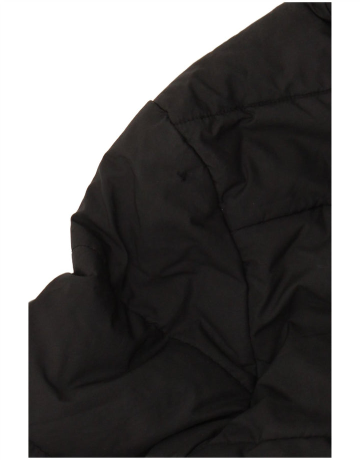 Adidas Chaqueta acolchada con capucha para niño 11-12 años Negro Poliéster