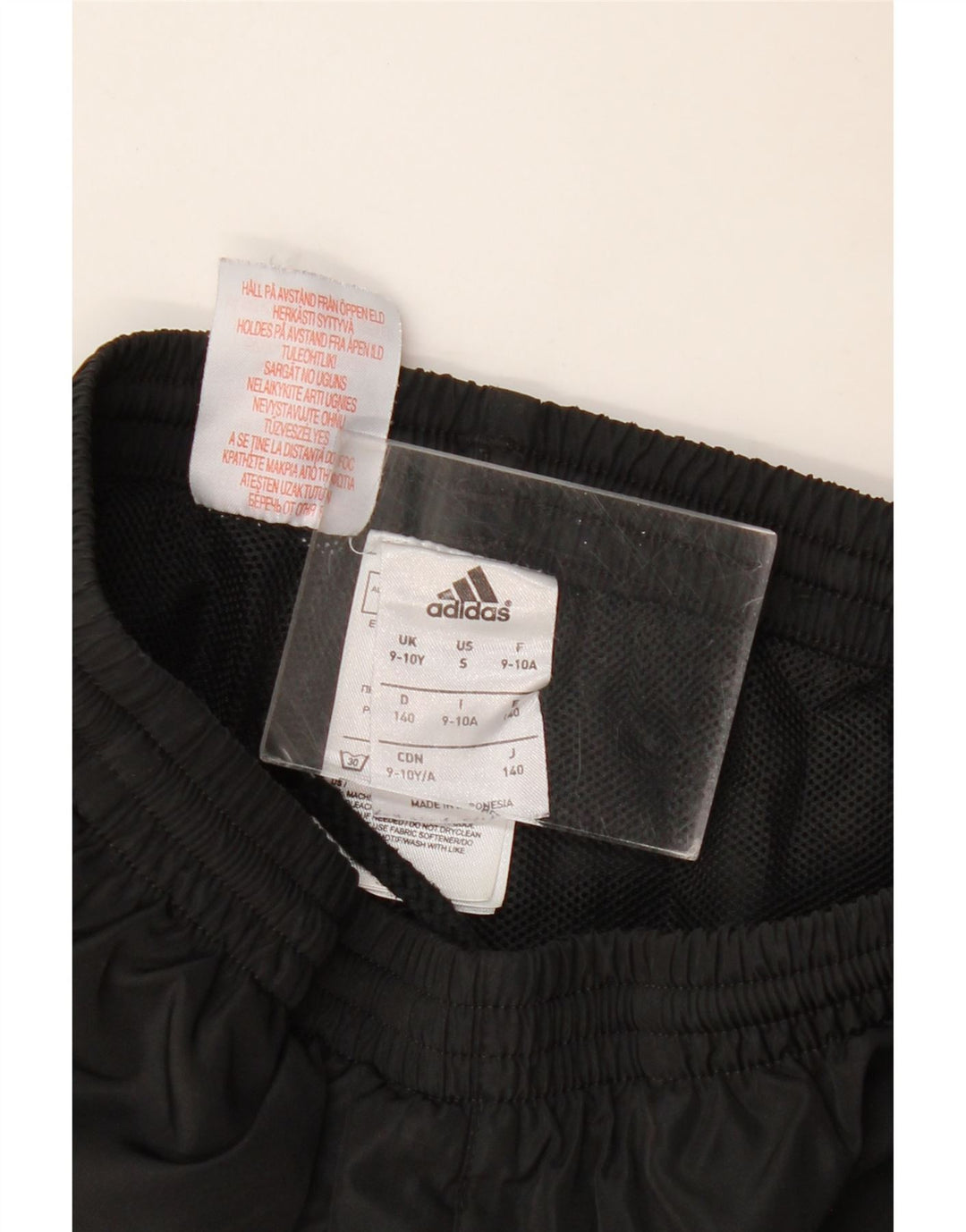Adidas Pantalones de chándal para niño Joggers 9-10 años Negro Poliéster