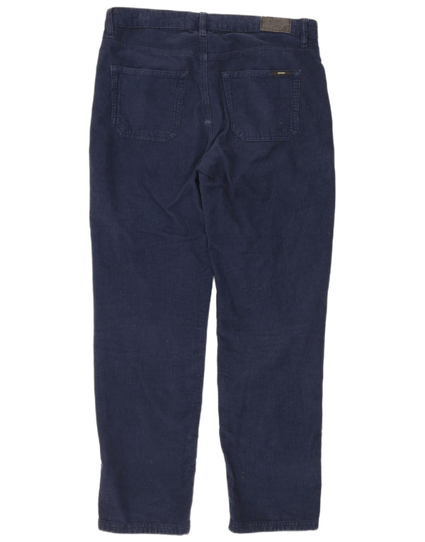 Pantalones Superdry Regular De Pana Para Mujer W28 L30 Algodón Azul Marino