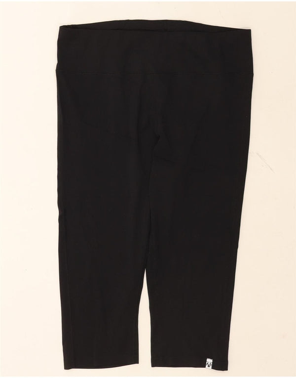 Marks & Spencer Leggings Capri para Mujer UK 46 Grande Poliéster Negro
