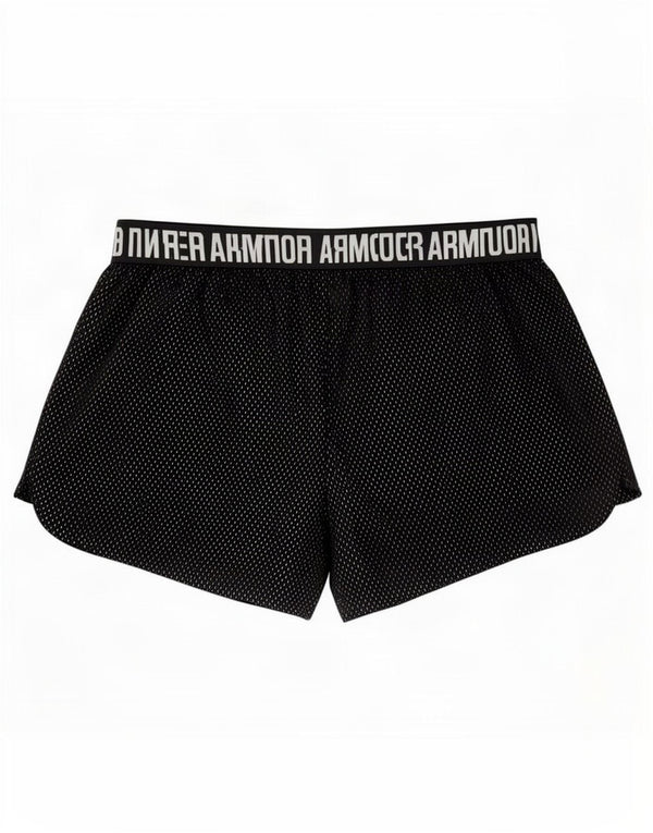 Under Armour Pantalones cortos deportivos Heat Gear Graphic para mujer, talla 40, talla M, color negro