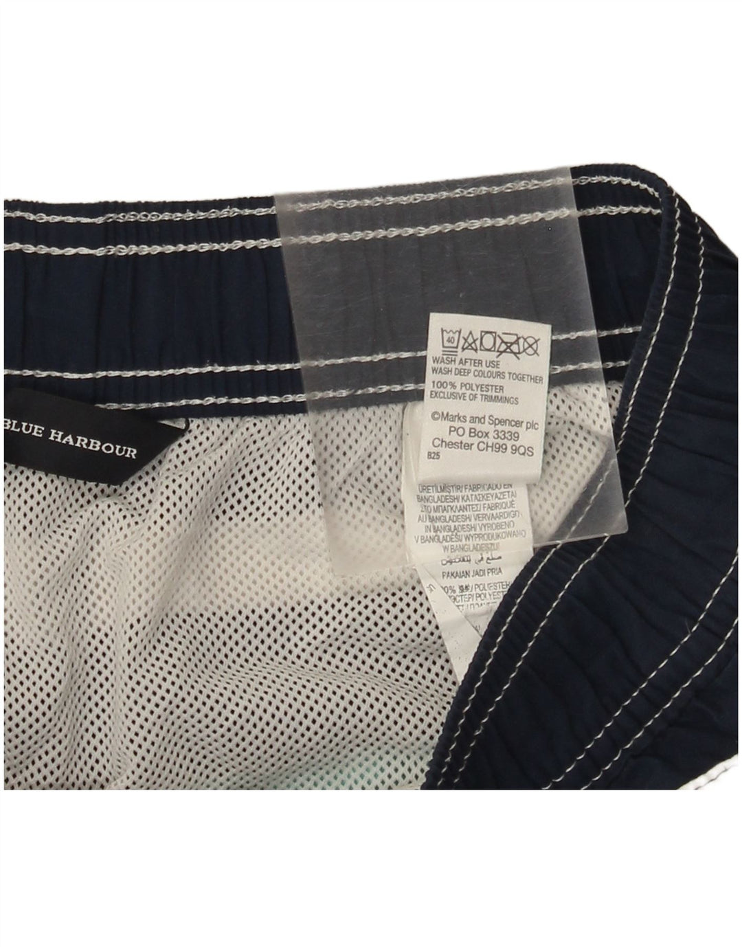 Bañador Marks & Spencer Hombre Blue Harbor Azul Marino Mediano