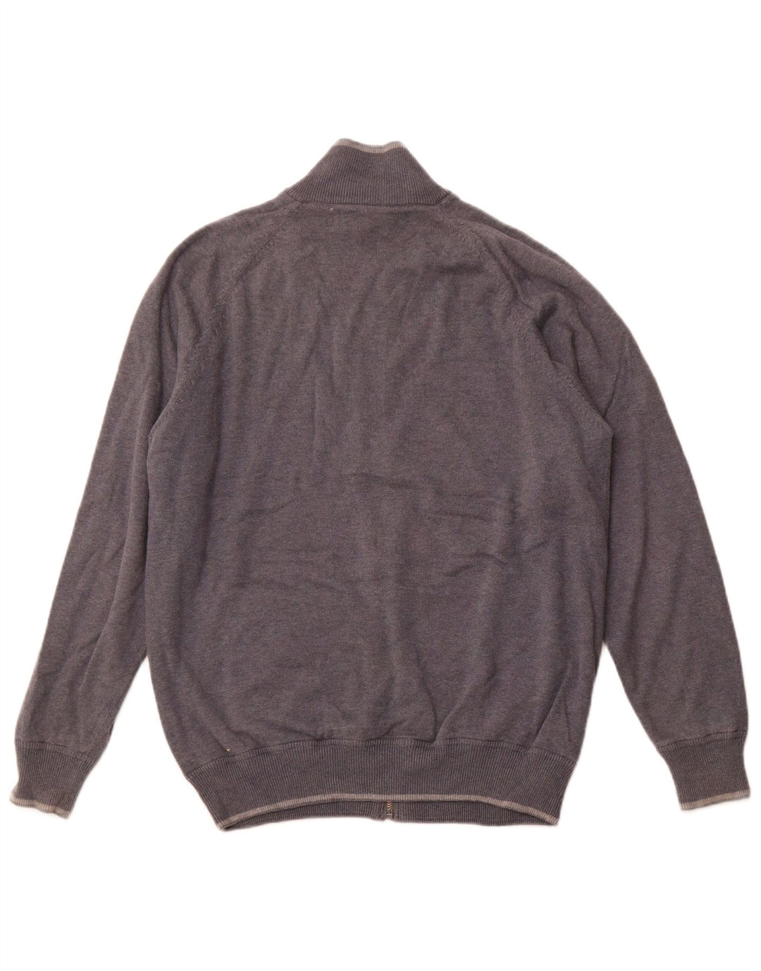Marks & Spencer Cárdigan para hombre de algodón gris medio