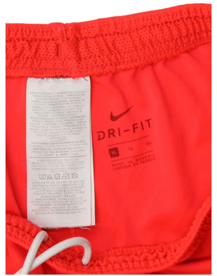 NIKE Mens Dri Fit Sport Shorts XL  Red Polyester