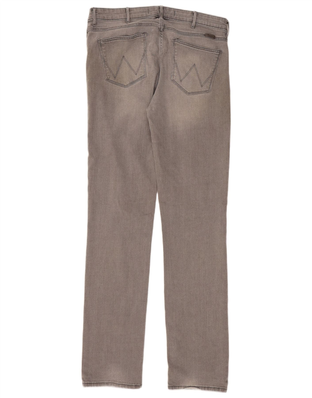 Vaqueros Wrangler Drew Straight para Mujer W32 L34 Algodón Gris