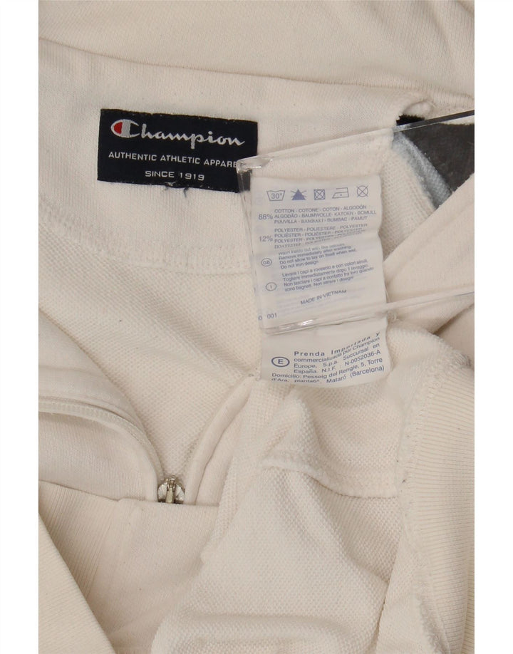 Champion Chaqueta de chándal para mujer UK 40 Large Off White Colorblock
