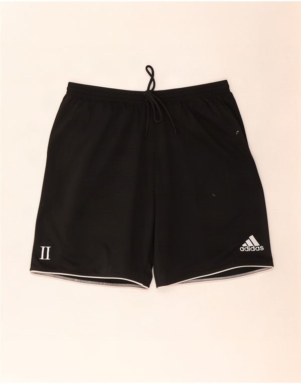 Adidas Mens Climalite Sport Shorts Grande Negro Poliéster