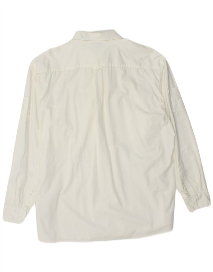 VINTAGE Mens Shirt Size 43/44 XL White Cotton