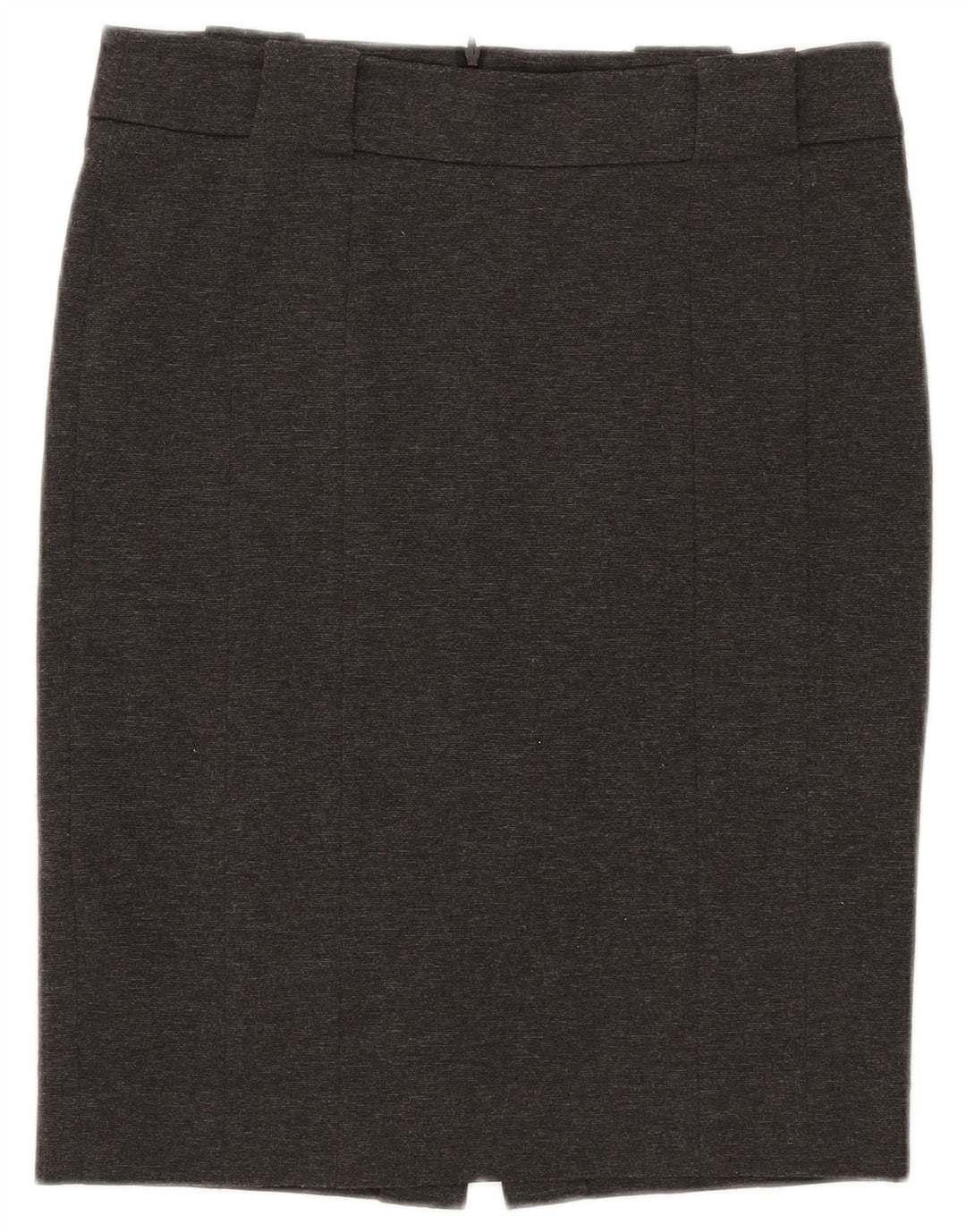 Zara Mujer Falda Lápiz Grande W30 Gris Moteado