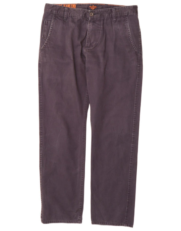 Dockers Pantalón chino recto para hombre W32 L30 Azul marino Algodón