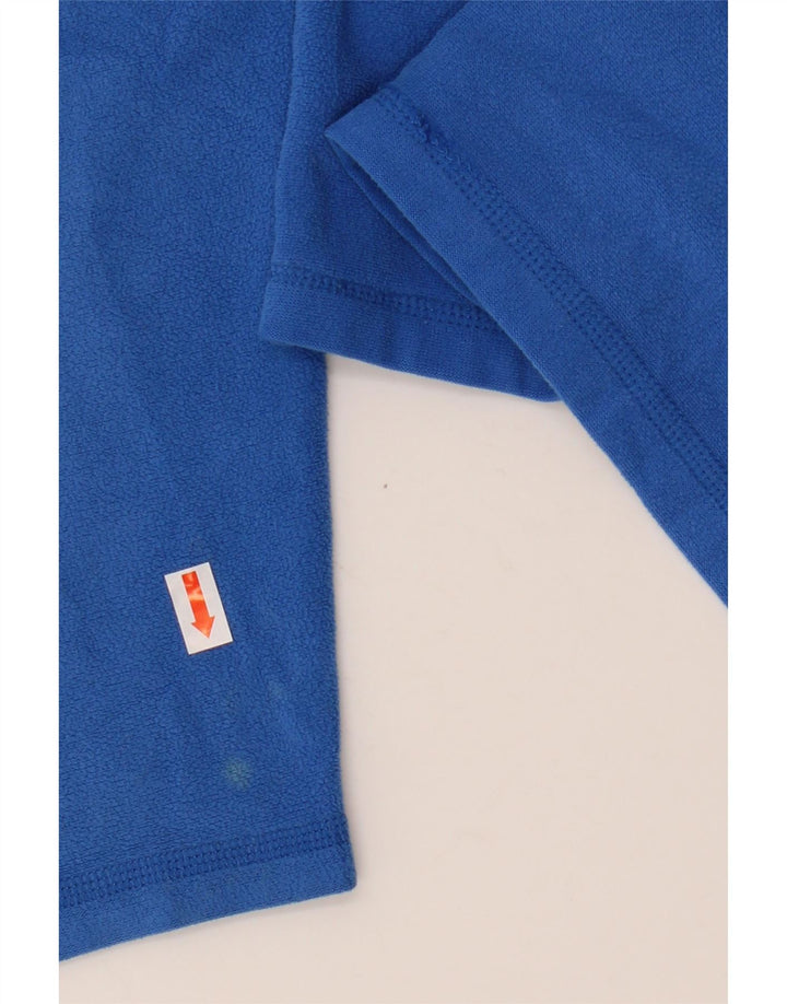 THE NORTH FACE Jersey polar con cuello y cremallera para hombre XL Poliéster azul