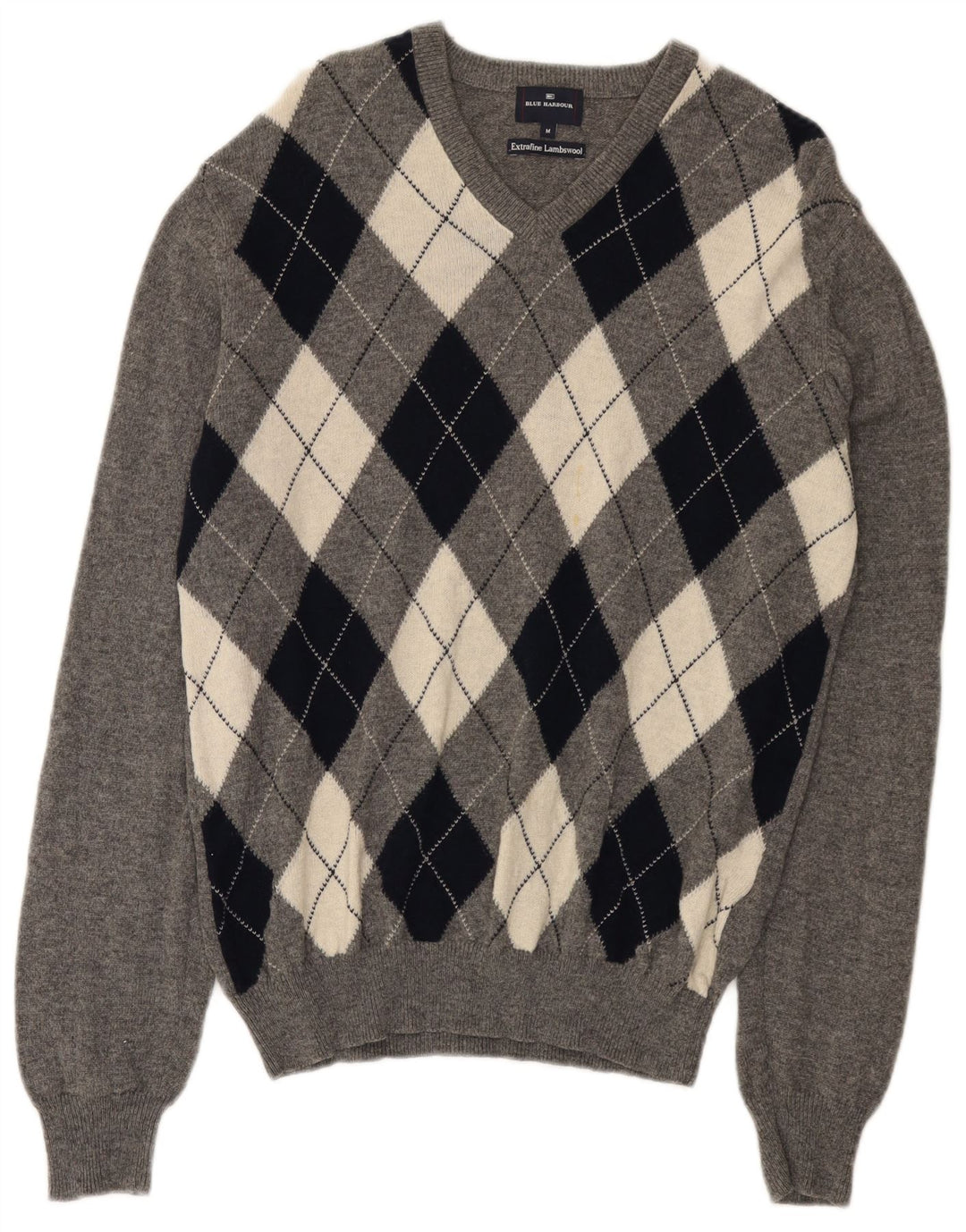 Marks & Spencer Jersey con Cuello en V Azul Harbor para Hombre Gris Medio