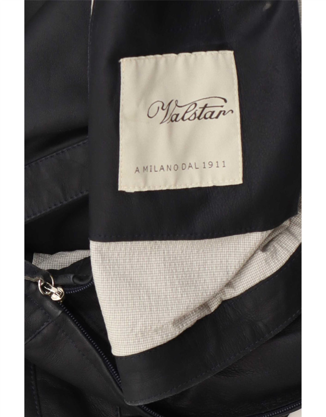 Valstar Chaqueta bomber de cuero para hombre IT 52 XL Azul marino