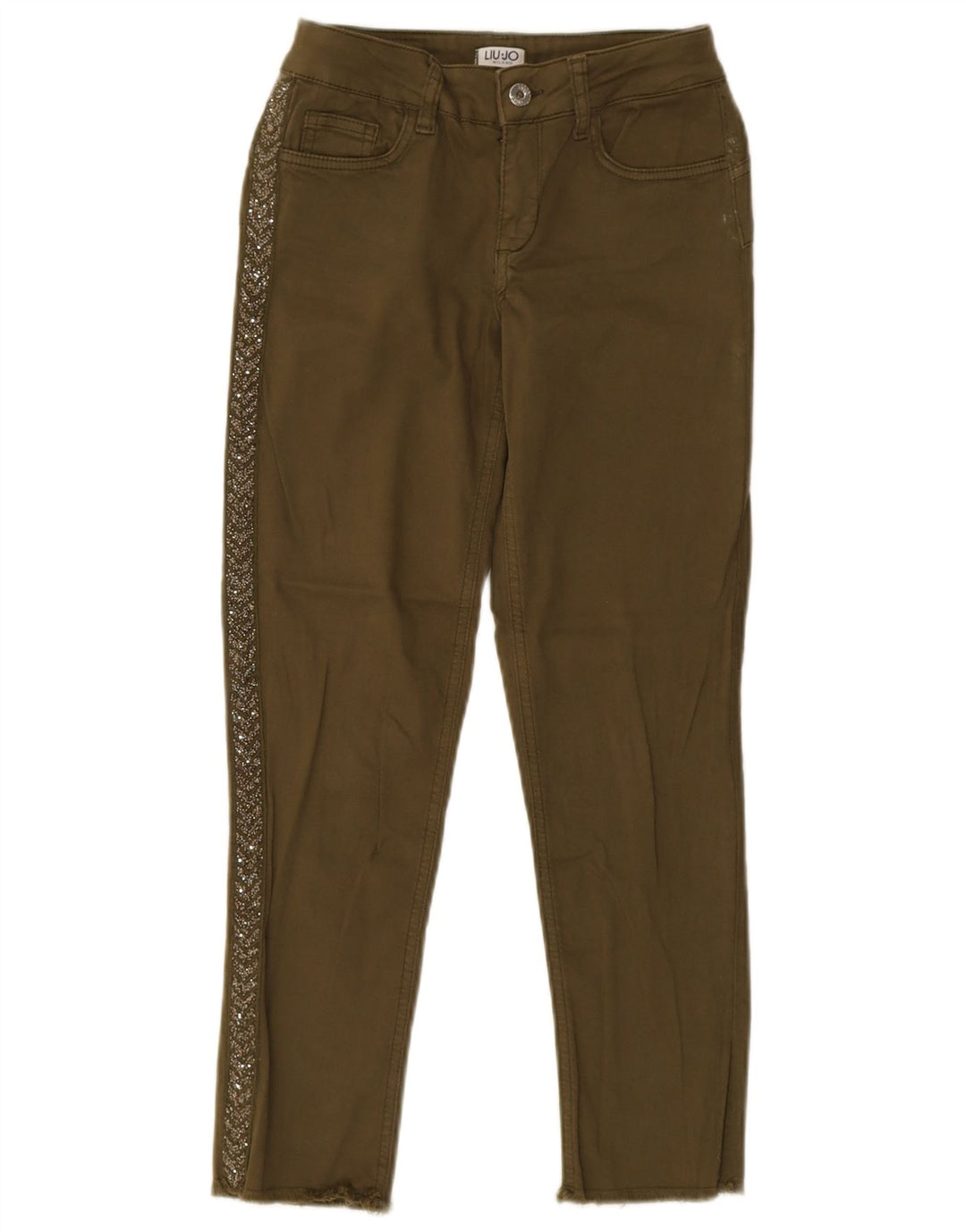 Jeans Liu Jo Mujer Slim W27 L25 Algodón Caqui
