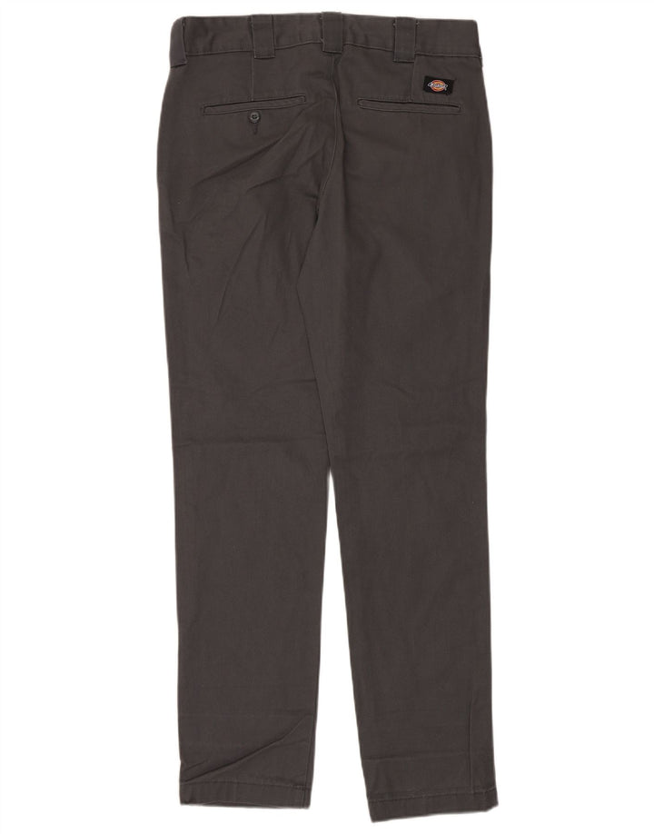 Dickies Pantalón chino slim fit para hombre W30 L32 Poliéster gris