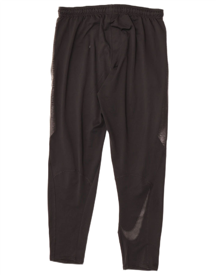 Pantalones De Chándal Nike Dri Fit Para Hombre Poliéster Color Block Negro Mediano