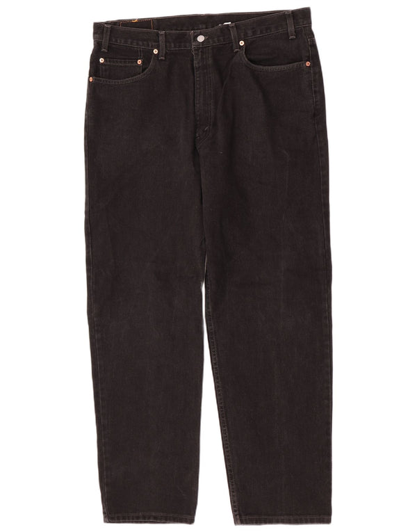 Levi's Jeans rectos de ajuste relajado 550 para hombre W40 L32 Algodón negro