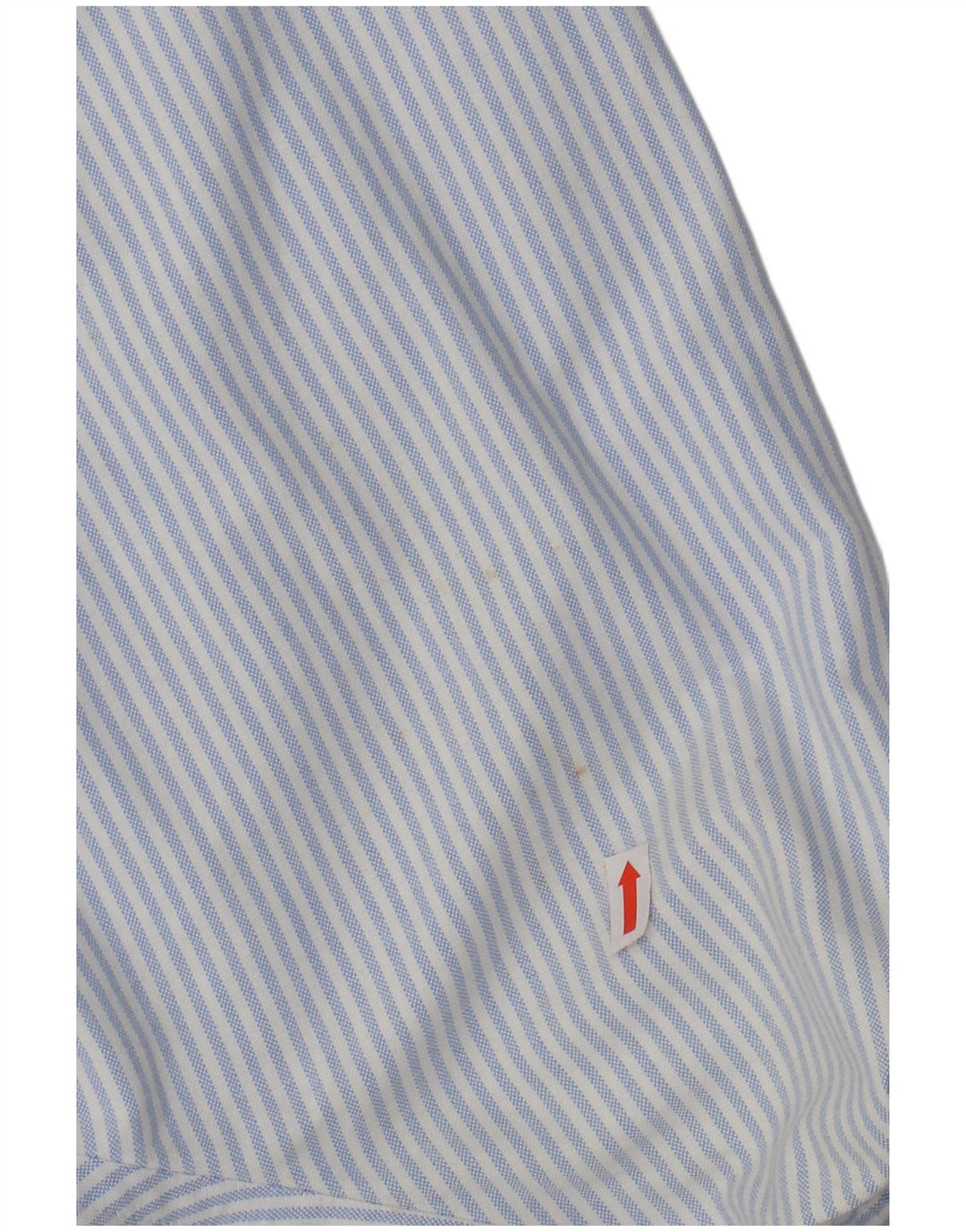 JAEGER Camisa de hombre grande de algodón con rayas diplomáticas azules