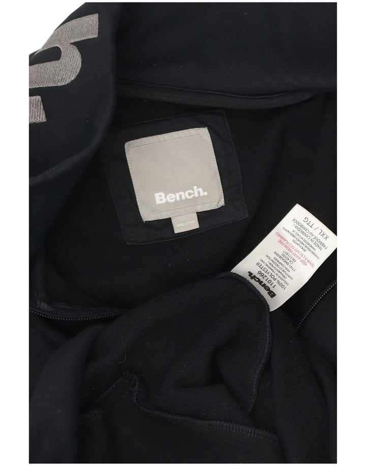 Bench Chaqueta superior de chándal gráfico para hombre 2XL Poliéster negro