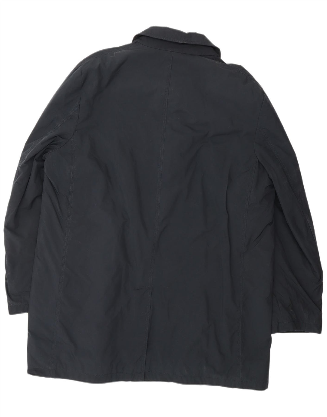 BORSALINO Abrigo para hombre IT 56 3XL Azul marino Poliéster Clásico