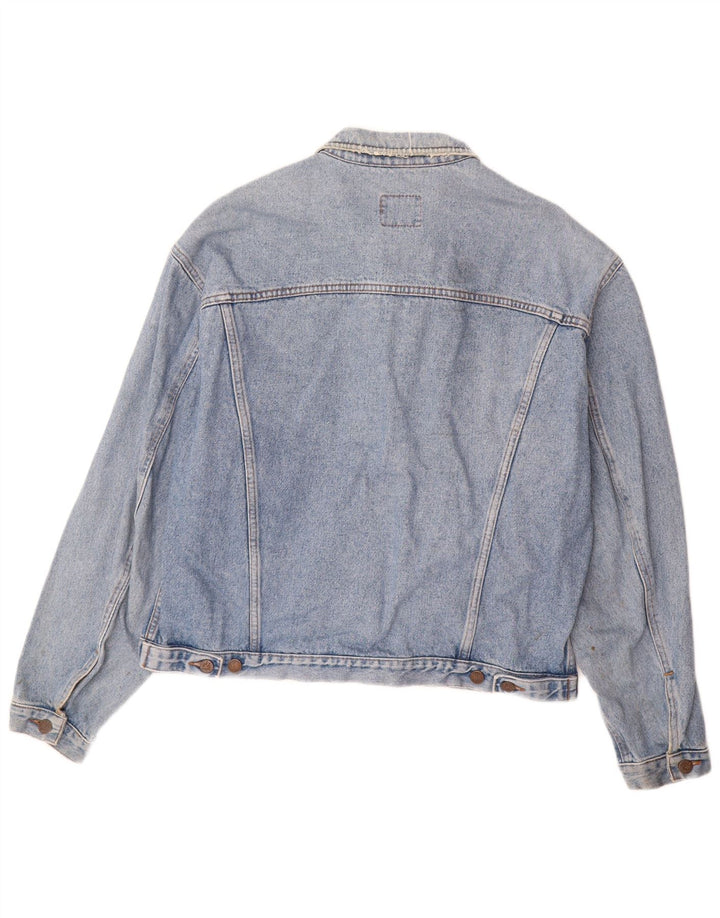 BENETTON Chaqueta Vaquera Hombre IT 52 XL Algodón Azul