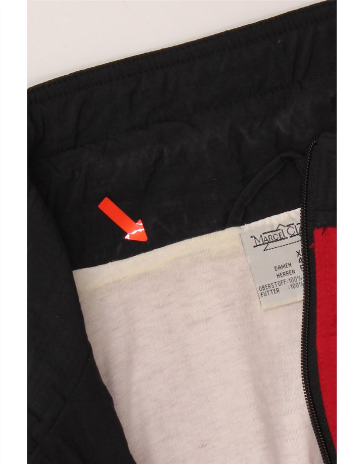 Marcel Clair Chaqueta anorak para hombre UK 42 XL Poliamida color block rojo