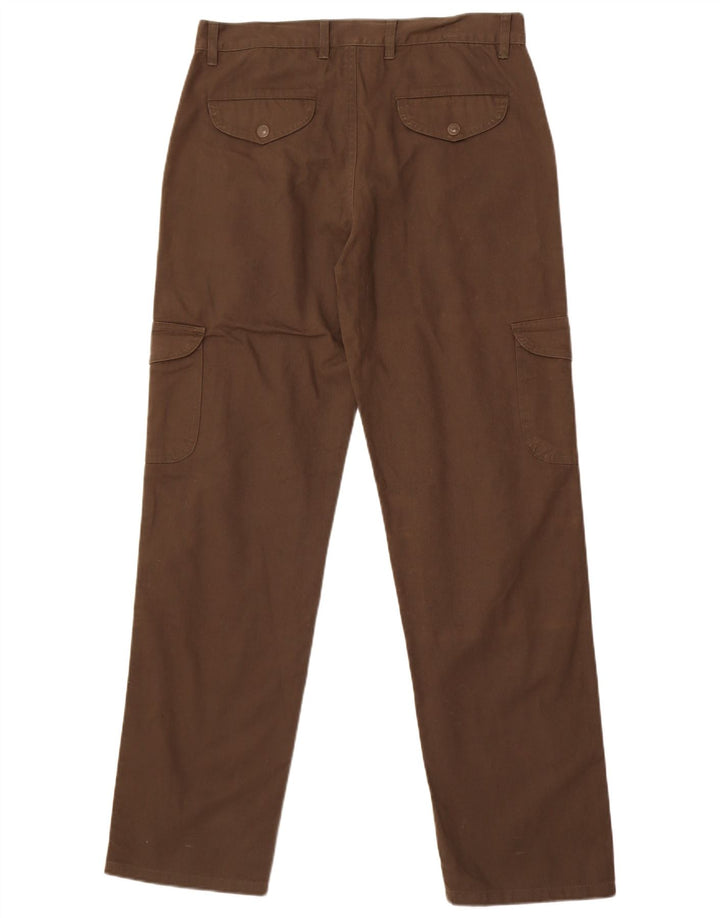 Pantalones cargo rectos vintage para hombre W34 L33 Marrón