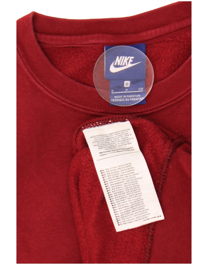 Nike Hombre Sudadera Jumper Small Rojo Algodón