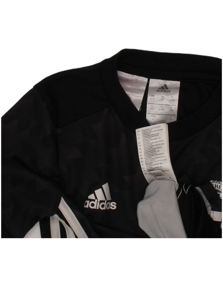 ADIDAS Camiseta gráfica Manchester United para niños 4-5 años Negro