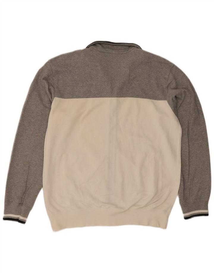 Champion Chaqueta de chándal para hombre XL Gris Colorblock Algodón