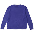 Marks & Spencer Jersey de Cuello Redondo para Mujer UK 44 Azul Medio