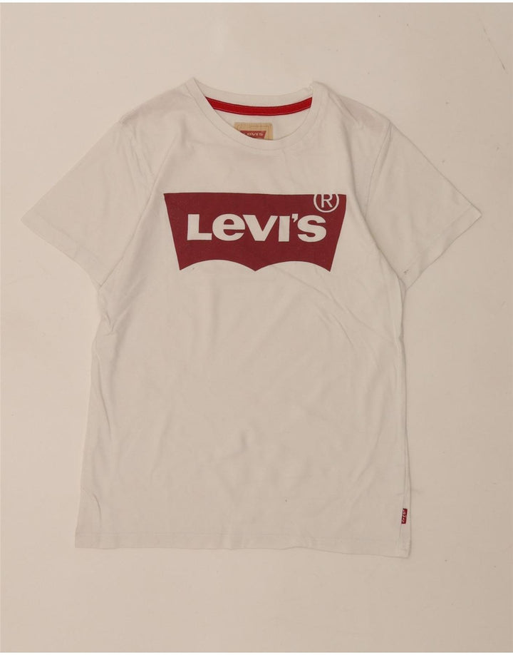 Levi's Camiseta gráfica para niño 11-12 años Blanco