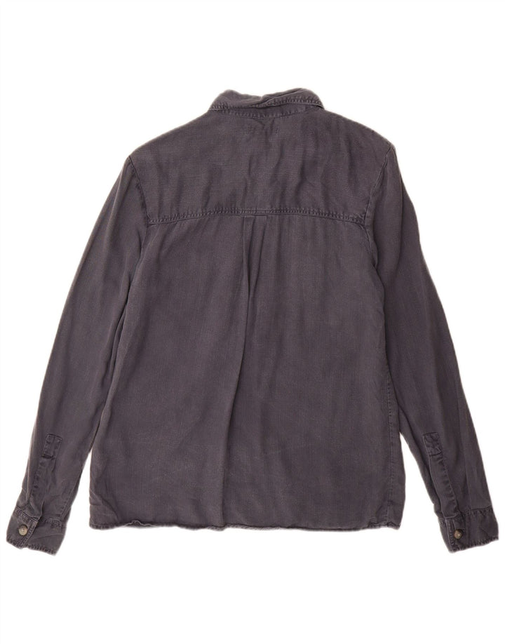 Camisa Topshop para mujer UK 8 Small Grey Tencel