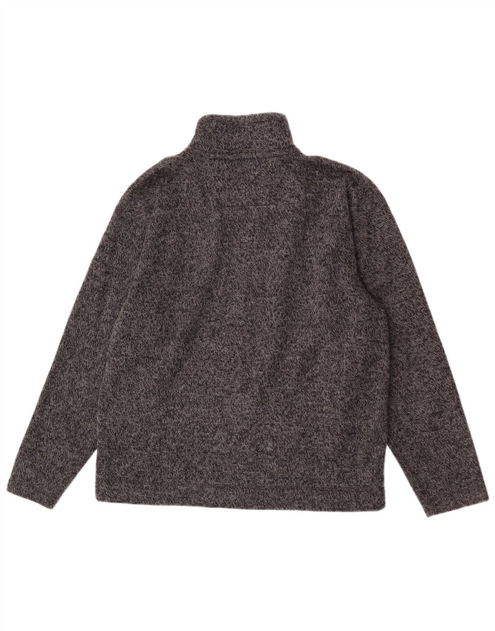 Marks & Spencer Chaqueta superior de chándal para hombre Acrílico moteado negro mediano